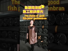 Противофильтрационная геомембрана HDPE для рыбного пруда