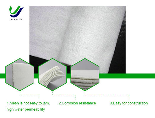качество  Customized Staple Fiber Geofabric Roll 100-800g/㎡ For Highway And Railway завод