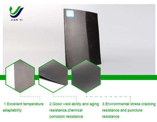 Устойчивая к погодным условиям HDPE гладкая геомембрана для горных свалок