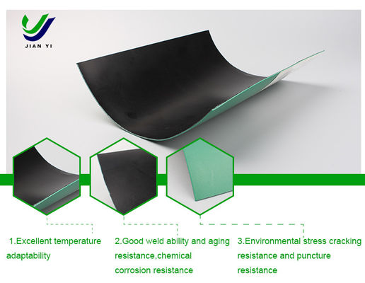 Гладкая геомембрана из HDPE для резервуаров и искусственных озер