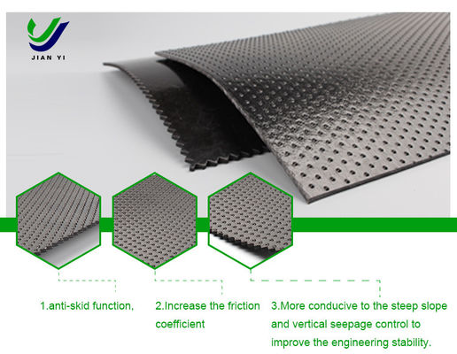 Многоцелевая грубая геомембрана из HDPE для захоронения свалок и отходов
