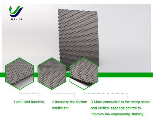 Грубая геомембрана из HDPE с текстурой 1,5 мм черная для повышения непроницаемости