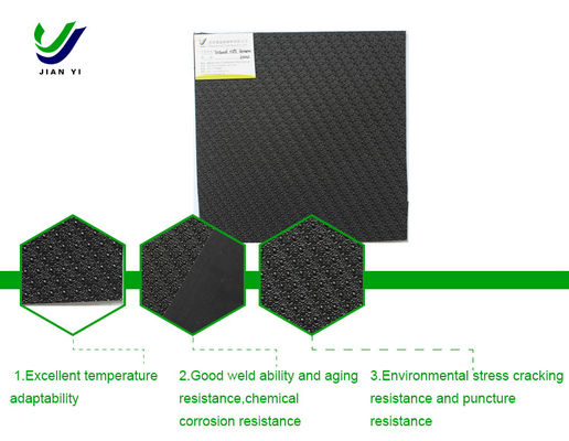 HDPE колонна точка грубая поверхность геомембрана коррозии и просачивания устойчивы