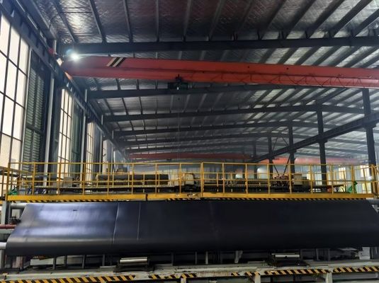 Геомембрана с текстурой из HDPE, устойчивая к химическим веществам и приспособленная к температуре на полигонах