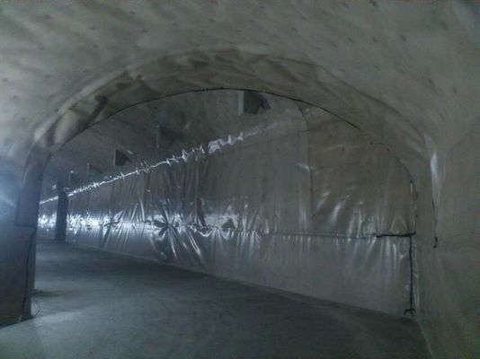 Гидроустойчивый слой геомембранного линера из HDPE для туннельного и подземного строительства