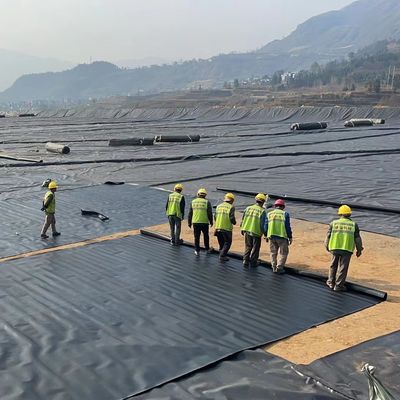 Гладкая водонепроницаемая геомембрана из HDPE для свалок и сточных вод