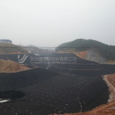 Устойчивая к кислотам и щелочам, устойчивая к рву HDPE гладкая геомембрана для инженерного проекта по борьбе с утечкой