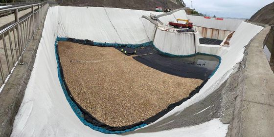 Геотекстиль из основных волокон стандарта ASTM с высокой проницаемостью воды и отличной пробойностью для экологических проектов