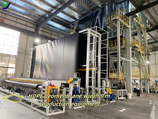 HDPE гладкая геомембранная подкладка с 700% удлинением при разрыве, сверхнизкой проницаемостью и отличной химической устойчивостью к удержанию воды