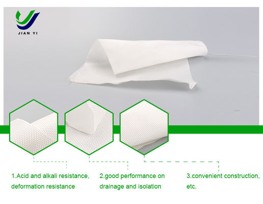 Прочный иглопробивной геотекстиль для защиты туннельной облицовки и армирования насыпей