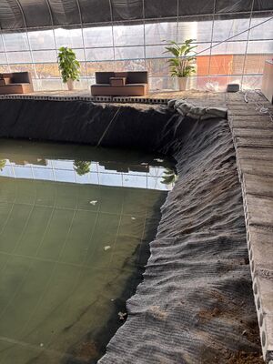 Гибкое быстротвердеющее активируемое водой цементное полотно для мгновенного армирования бетона